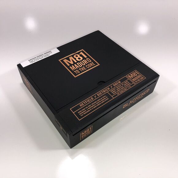 James Hetfield Metallica M81 Blackend Doble Empty Wooden Cigar Box 8.75x8x2 - Picture 1 of 8